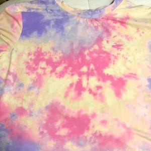 A tie-die shirt size small